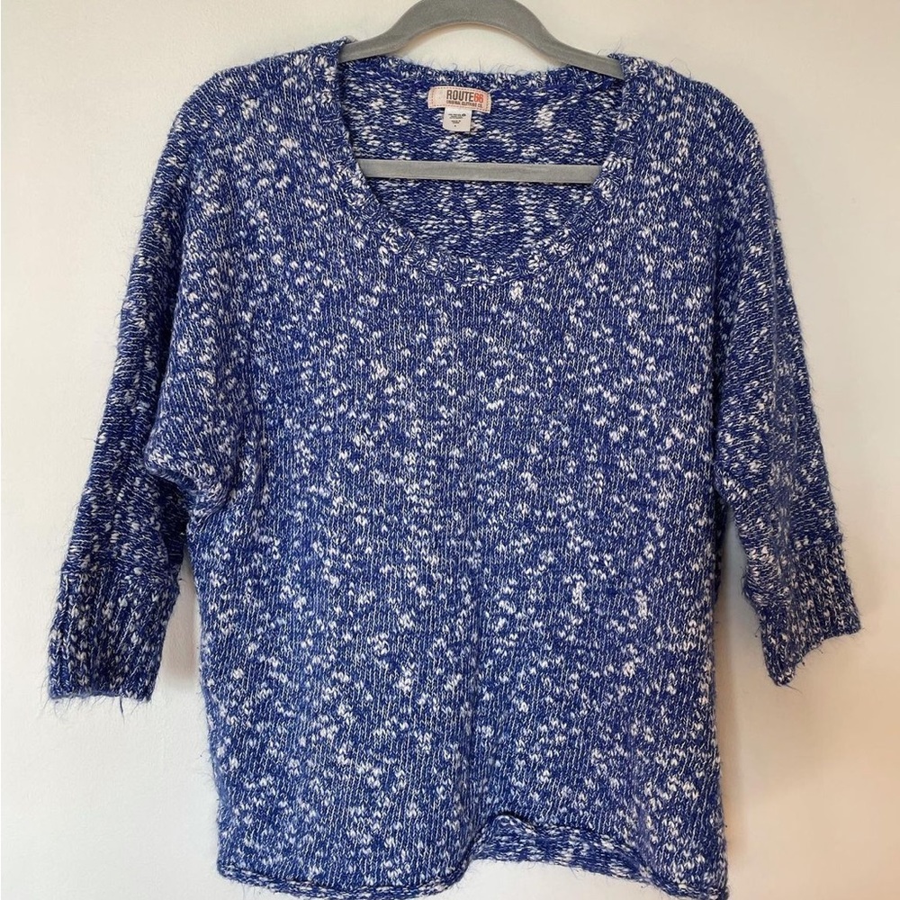 Route 66 Blue Sweater
